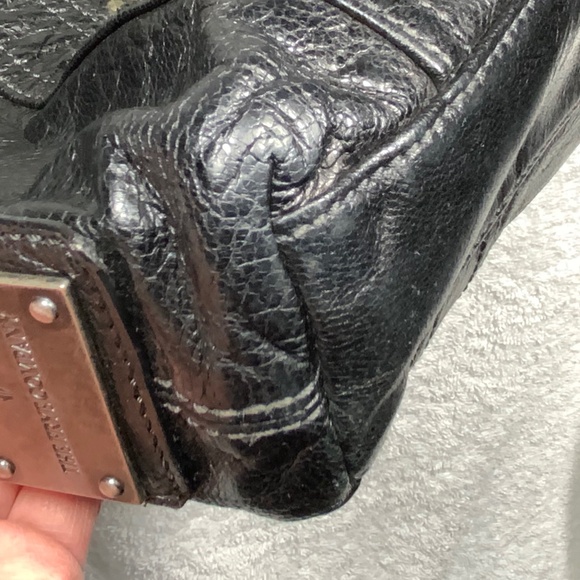 Frye Deborah Black Leather Studded Tote - RARE - Picture 11 of 16